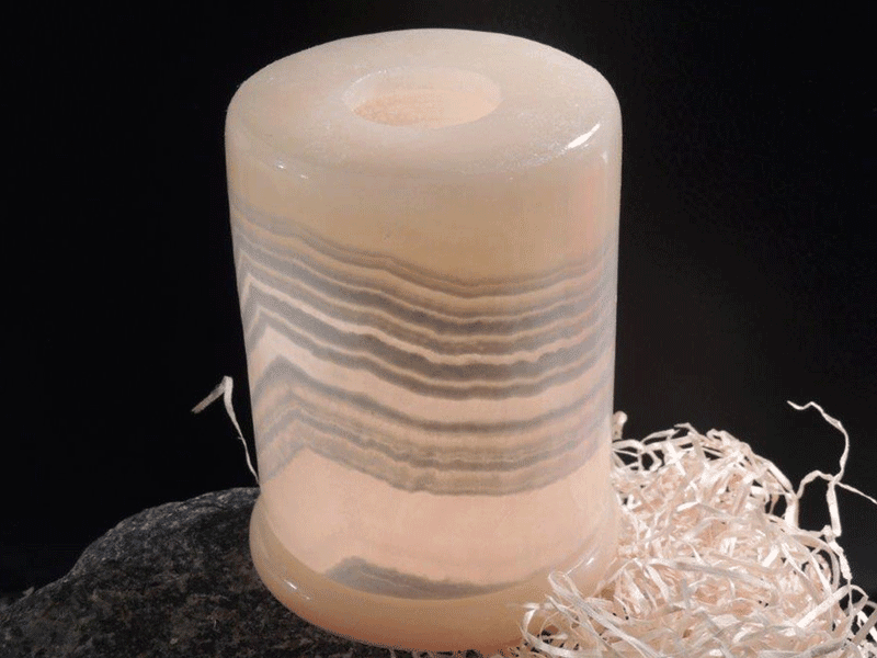 Kleine Alabaster-Lampe